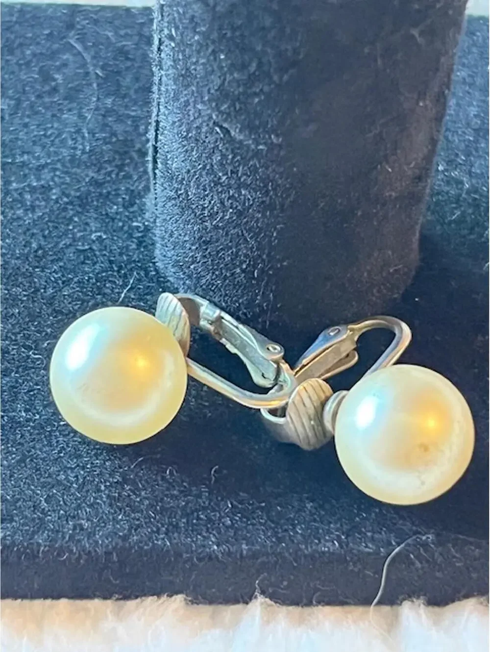 Vintage Pearl Clip-On Earrings